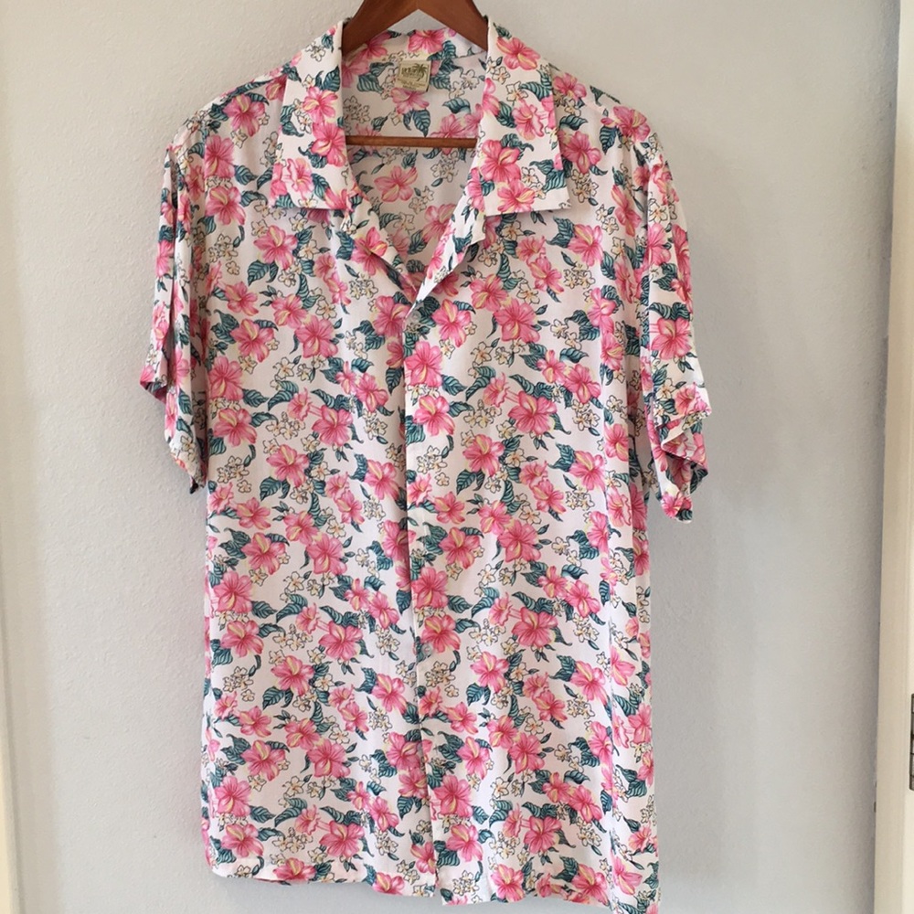 Floral Cuban Collar Shirt